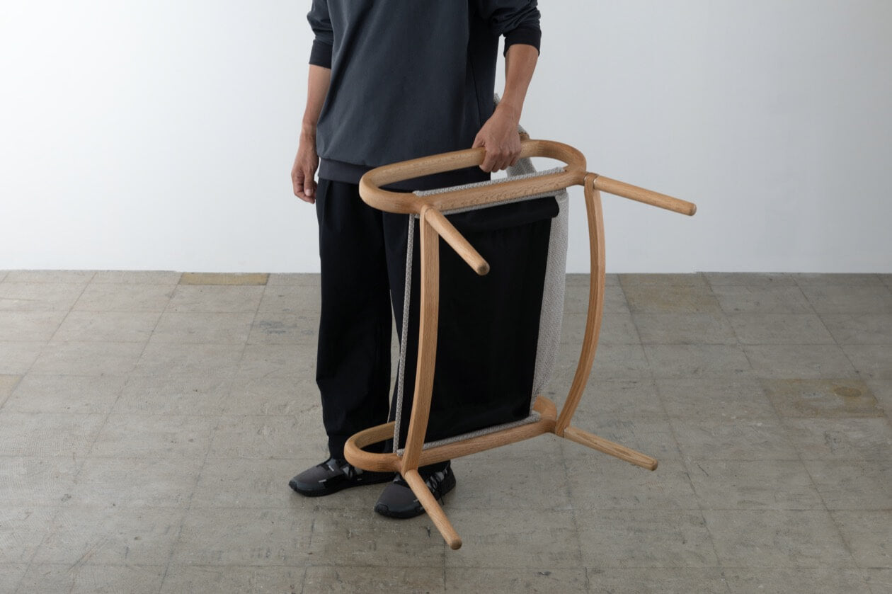 IKIKI｜イキキ【グランドチェア / オーク / キャンバス (ブラック