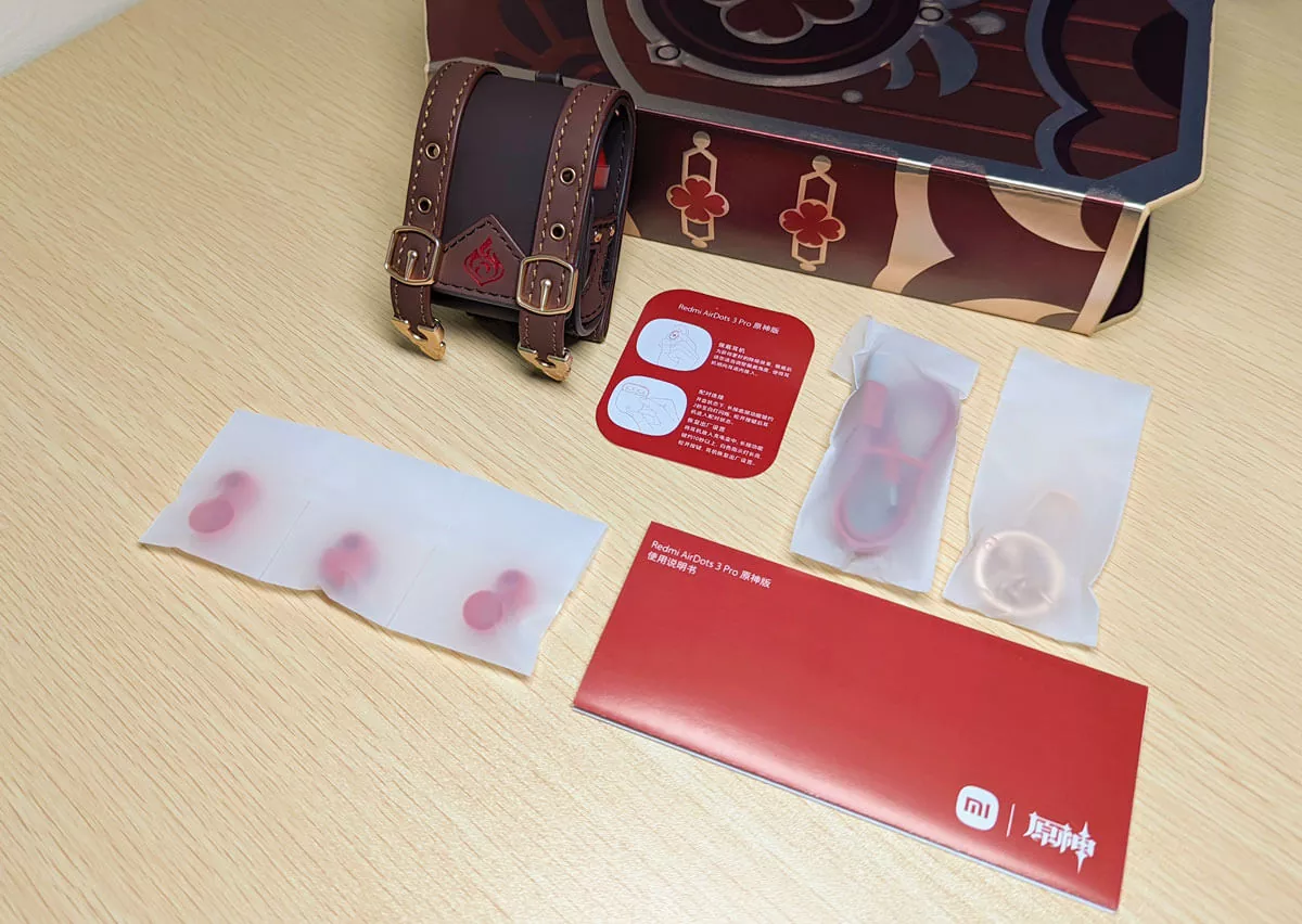 Redmi AirDots 3 Pro 原神版レビュー。クレーをモチーフとしたデザイン