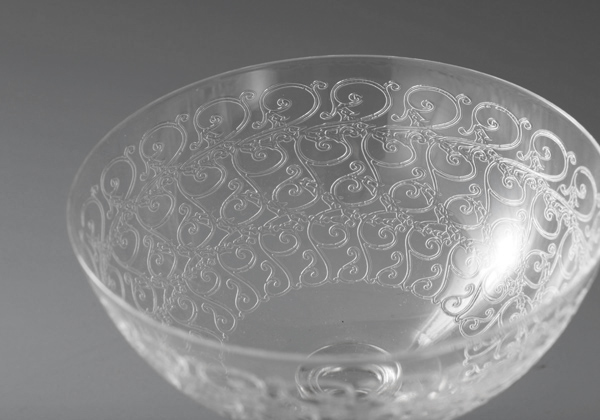 オールドバカラ「ローハン ROHAN クープグラス」《アンティックかとう》