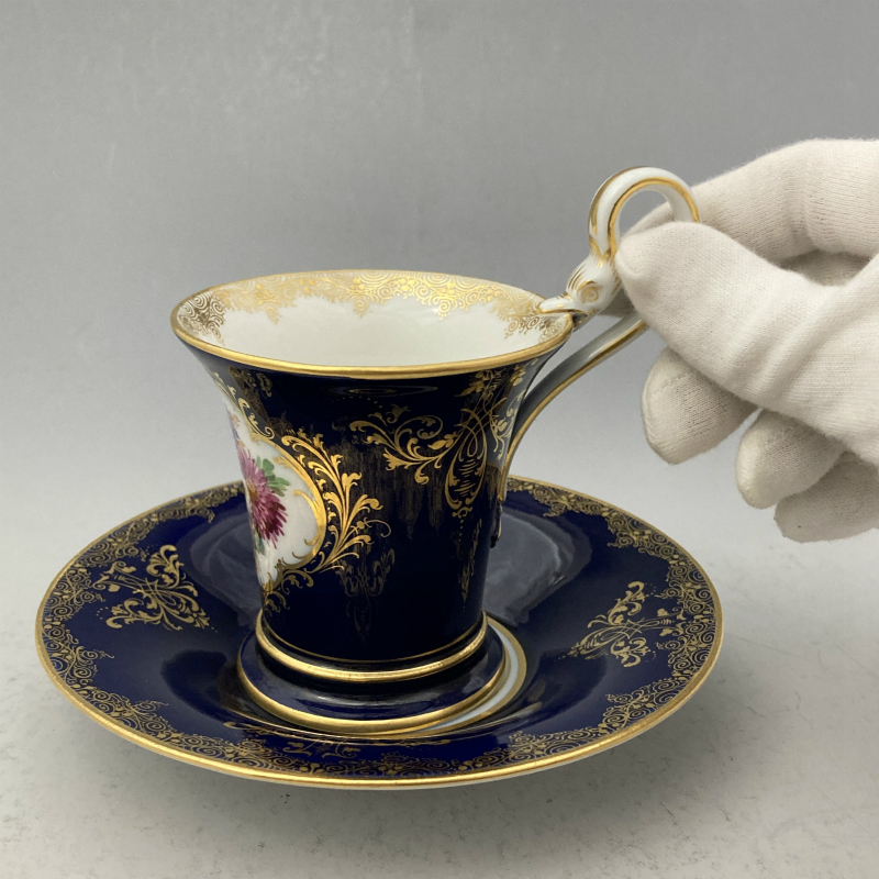 マイセン「花文様 カップ&ソーサー」《アンティックかとう》