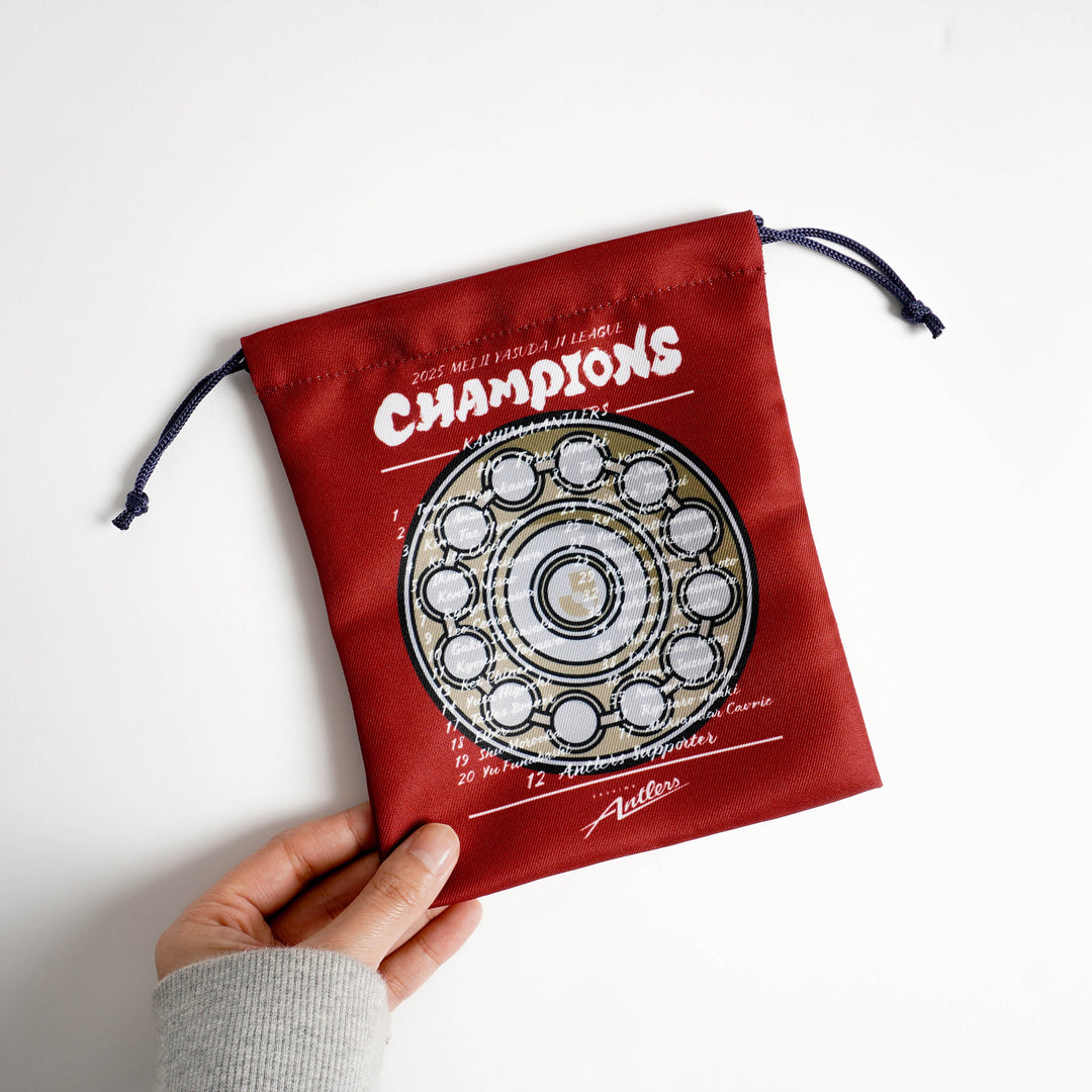 25J1リーグ優勝記念巾着（全2種）【予約】 – 鹿島アントラーズFC