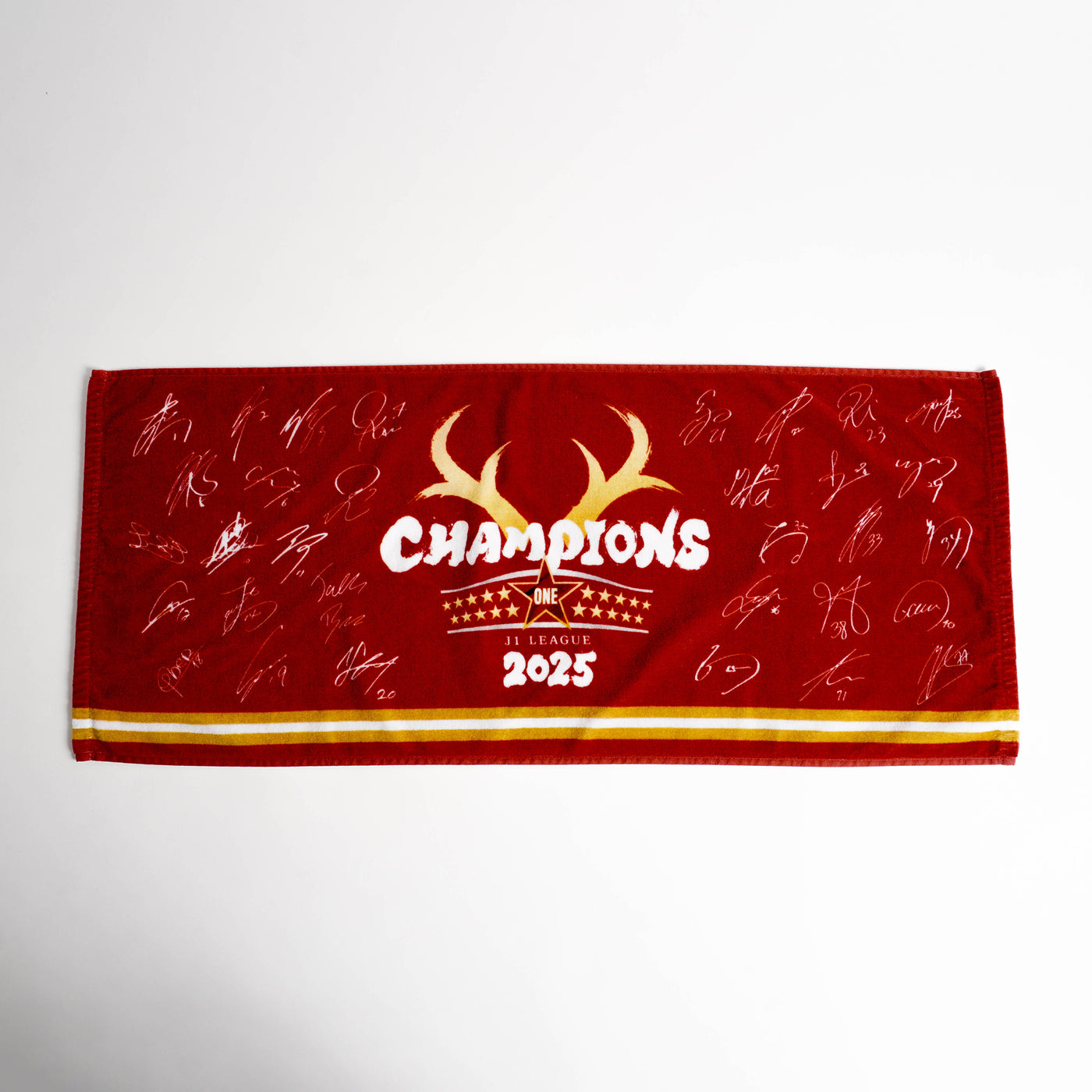 25J1リーグ優勝記念フェイスタオル（サイン）【予約】 – 鹿島