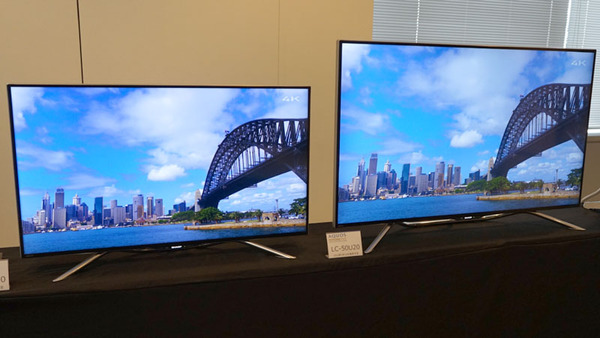ASCII.jp：ついに40V～50V型モデルを投入したシャープ「4K AQUOS」