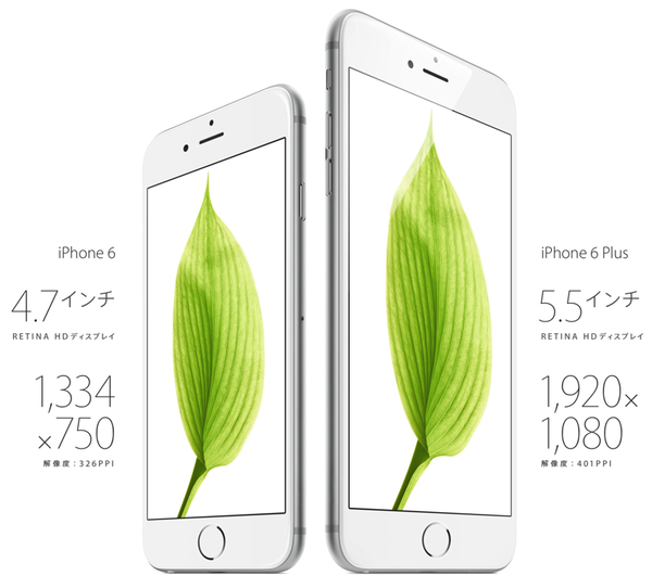 ASCII.jp：アップル、5.5型「iPhone 6 Plus」と4.7型「iPhone 6」発表