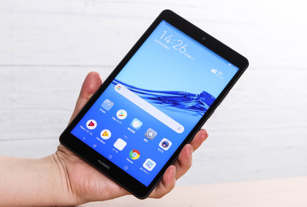ASCII.jp：気軽に持ち運んで使える8型タブ、ファーウェイ「HUAWEI