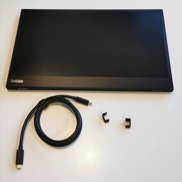 ASCII.jp：USB-C接続の外付けディスプレー「ThinkVision M14」を衝動