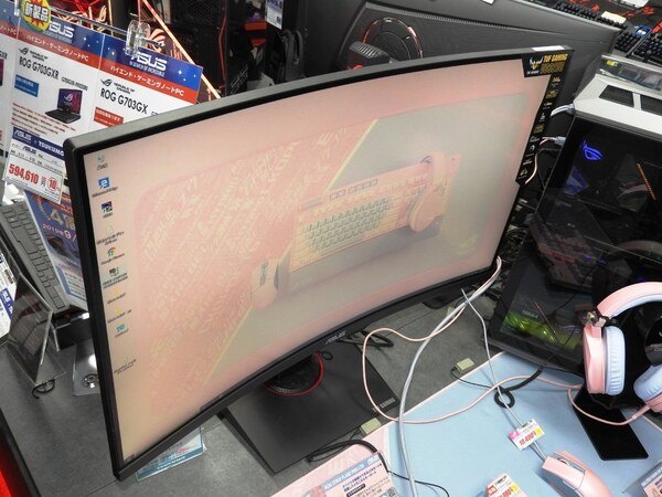 ASCII.jp：TUF GAMINGシリーズ初の31.5インチ湾曲液晶がデビュー