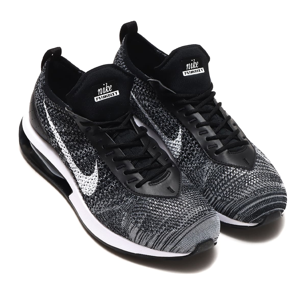 NIKE AIR MAX FLYKNIT RACER BLACK/WHITE 22FA-I（ナイキ エア
