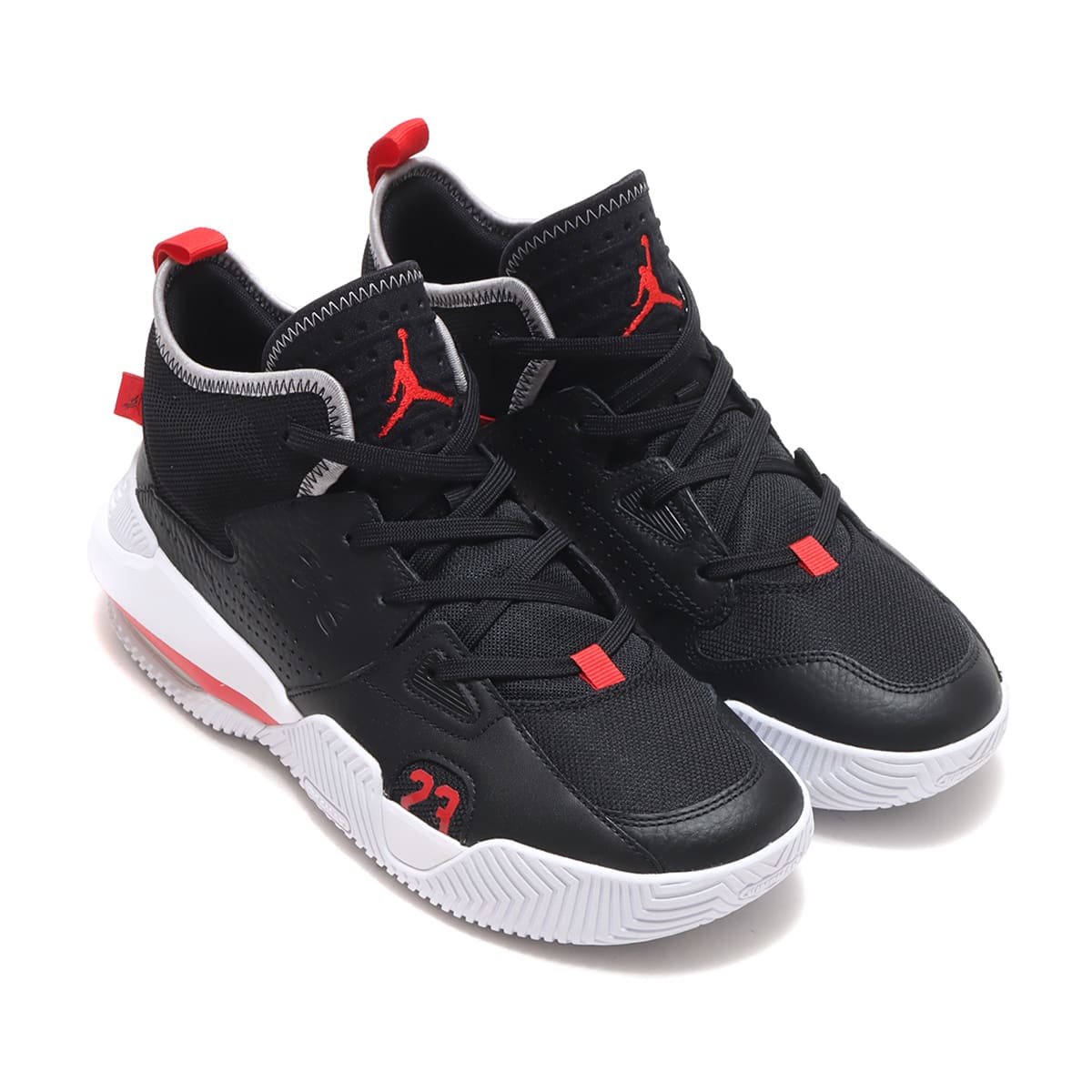 JORDAN BRAND JORDAN STAY LOYAL 2 BLACK/WHITE-UNIVERSITY RED-WOLF