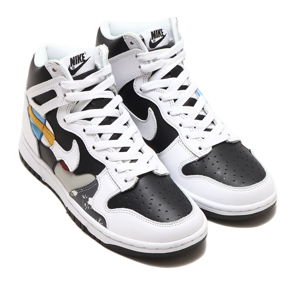 NIKE W DUNK HIGH LX BLACK/WHITE-MULTI-COLOR 22HO-I（ナイキ