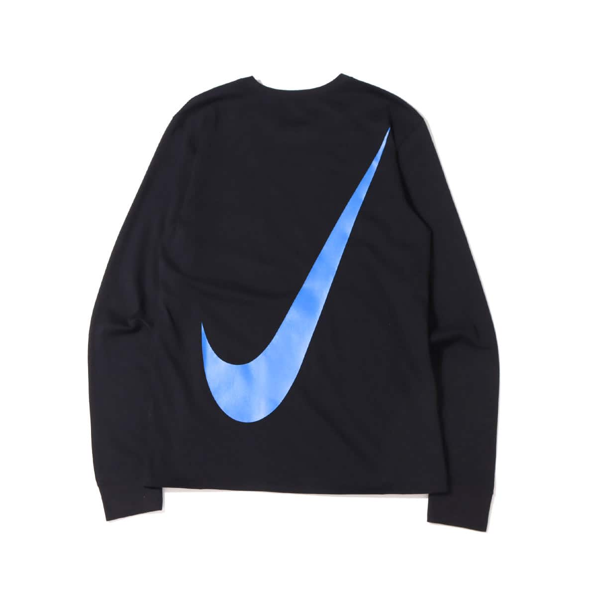 NIKE AS M NK BIG SWOOSH LS TEE 3 BLACK/GAME ROYAL 21HO-S（ナイキ