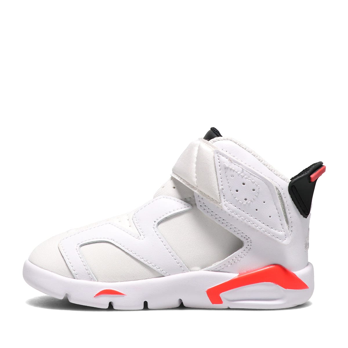 JORDAN BRAND JORDAN 6 RETRO LITTLE FLEX TD WHITE/INFRARED 23-BLACK