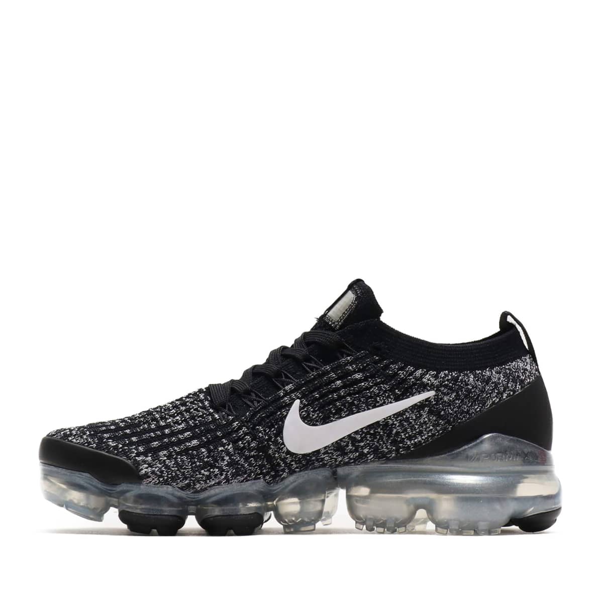 NIKE W AIR VAPORMAX FLYKNIT 3 BLACK/WHITE-MTLC SILVER 19SU-S