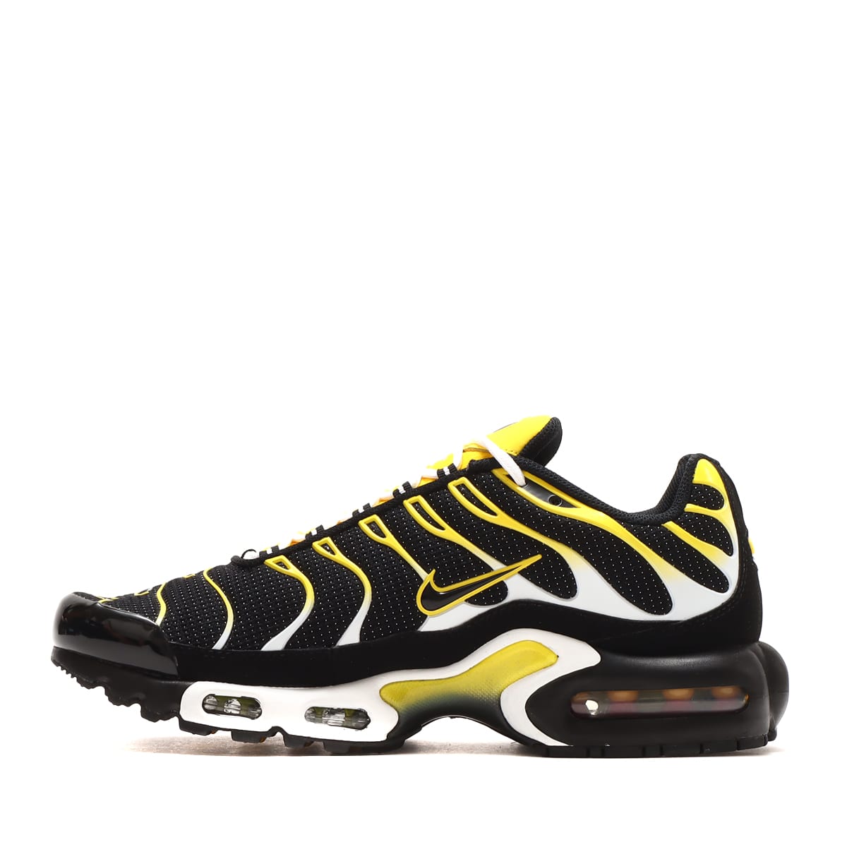 NIKE AIR MAX PLUS BLACK/TOUR YELLOW-WHITE 22HO-I（ナイキ エア