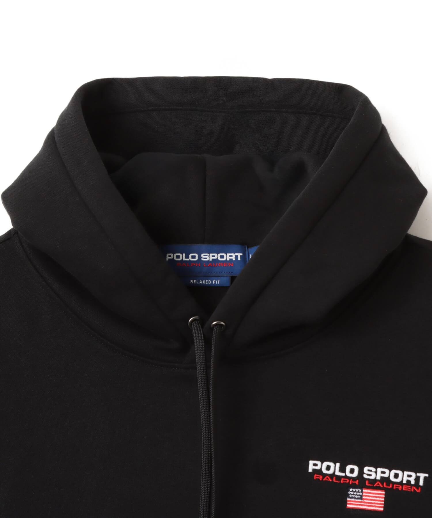 POLO RALPH LAUREN Relaxed Fit Polo Sport Hoodie POLO BLACK/WHITE
