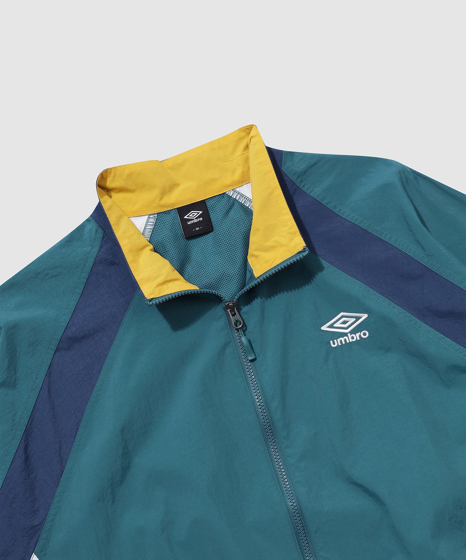 UMBRO 【KOREA COLLECTION】COLOR BLOCK STAND-NECK JACKET ブルー