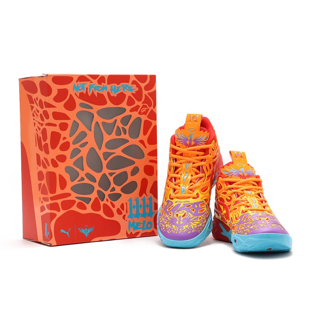 PUMA MB.04 PHOENIX PUMA RED-ORANGE GLOW-FLURO O（プーマ MB.04