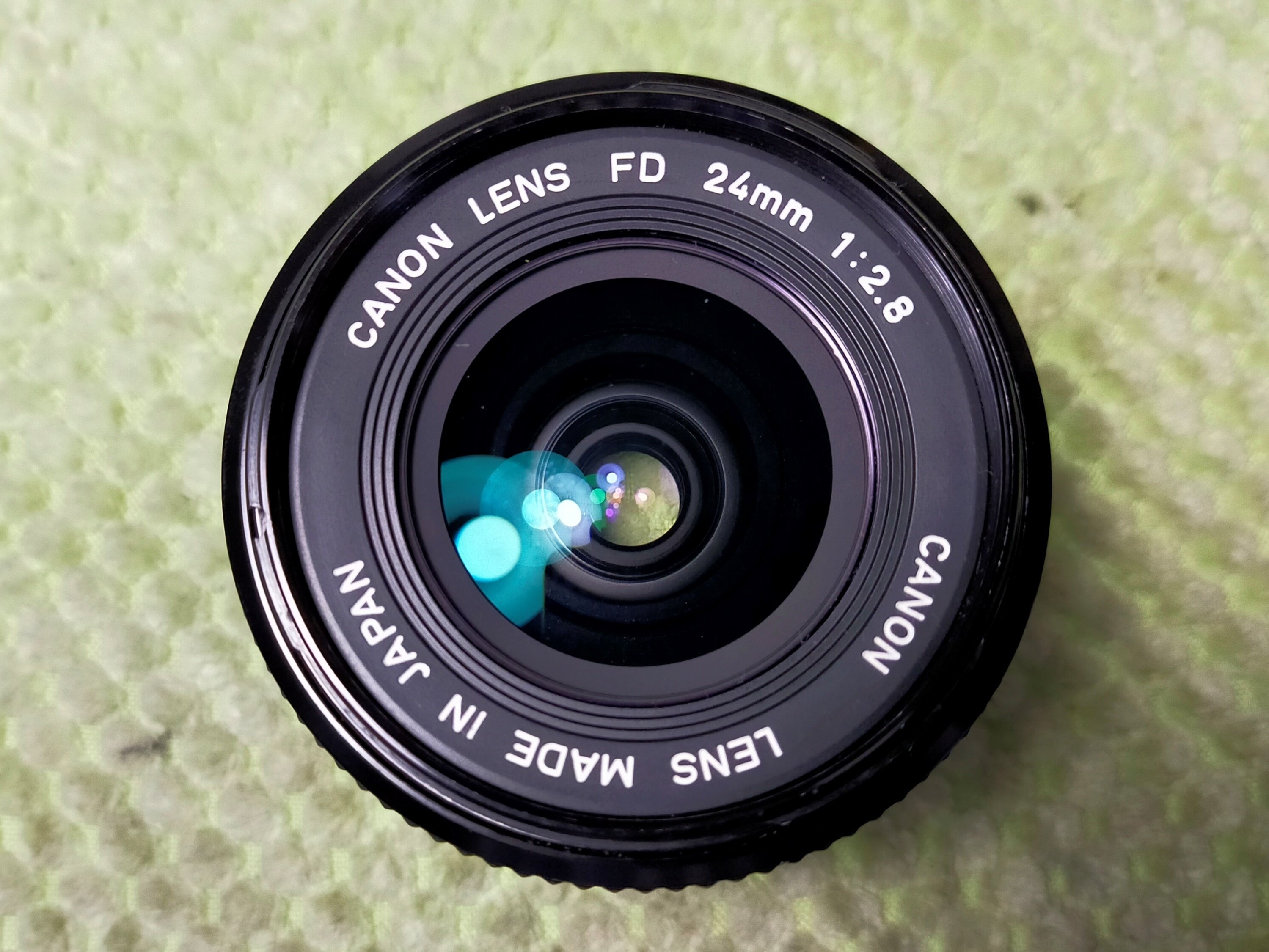 Canon New FD 24mm F/2.8の分解｜フィルムカメラ修理のアクアカメラ