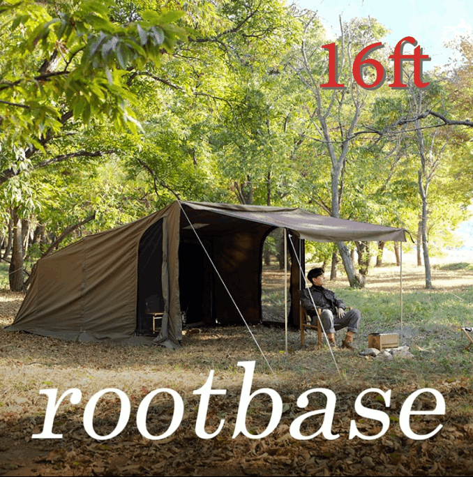 話題の激シブテント【16ft】rootbase tent｜エモンセレクト