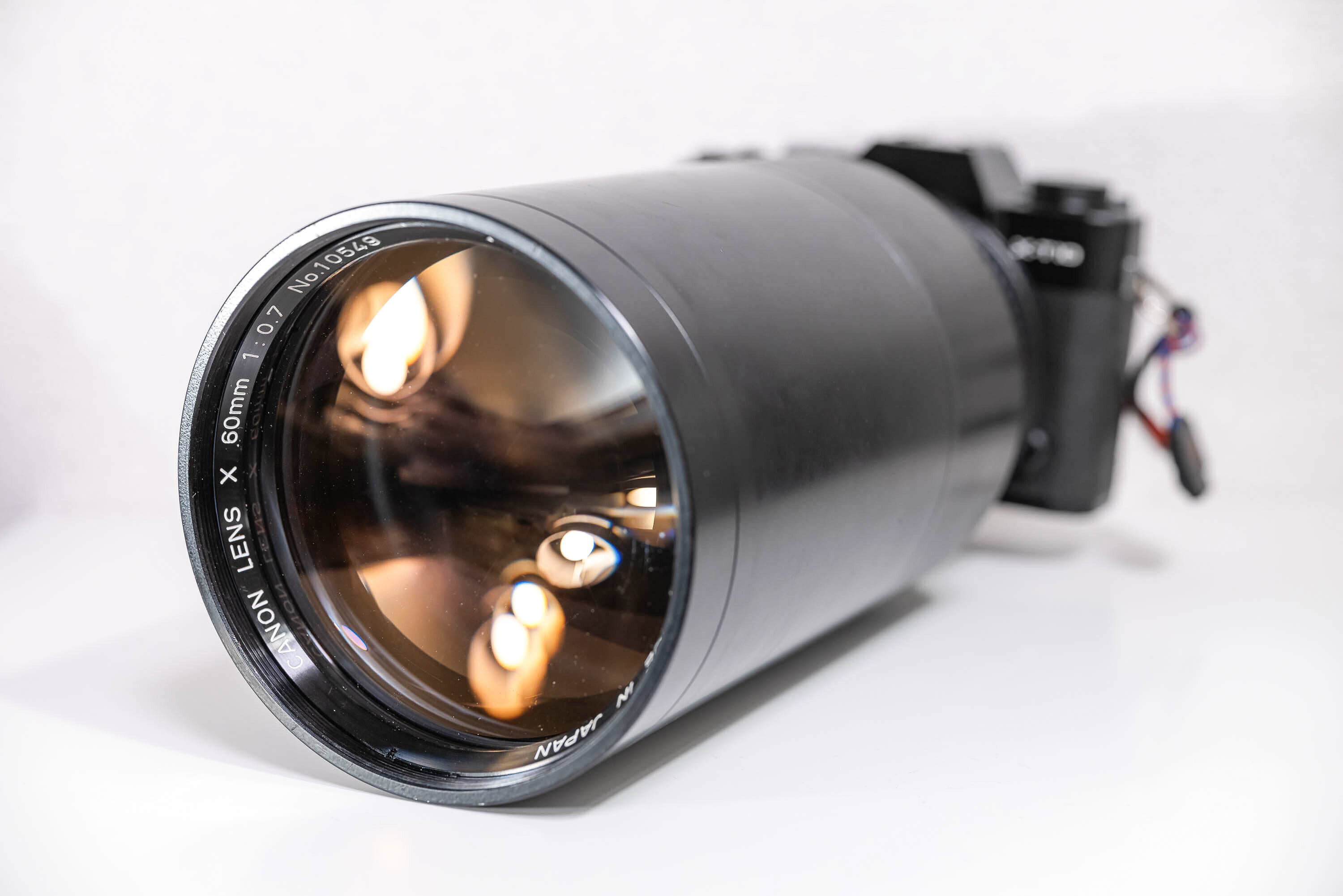 産業用大口径レンズレビュー：CANON LENS X 60mm F0.7｜fixsenia