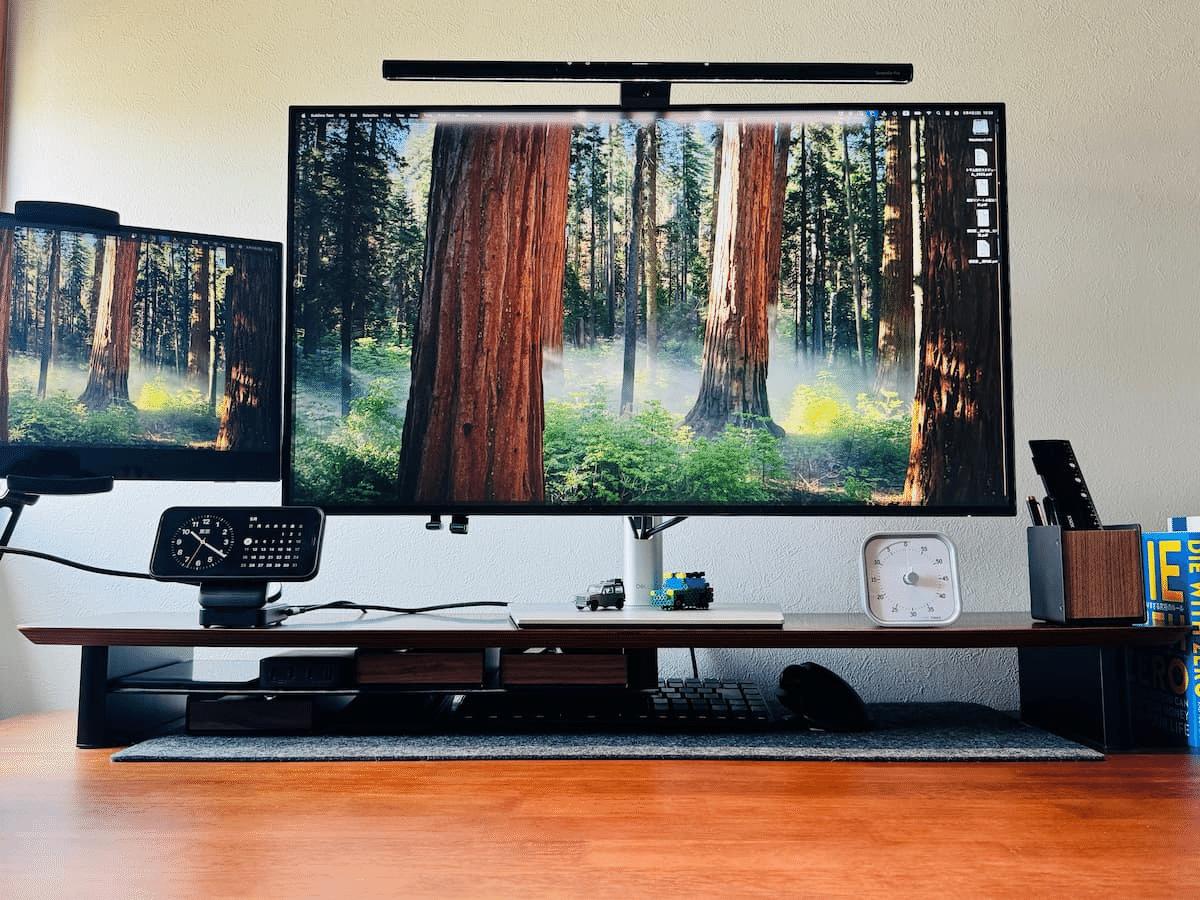 amesoba デスクシェルフ レビュー！卓上モニタースタンドで整う理想の