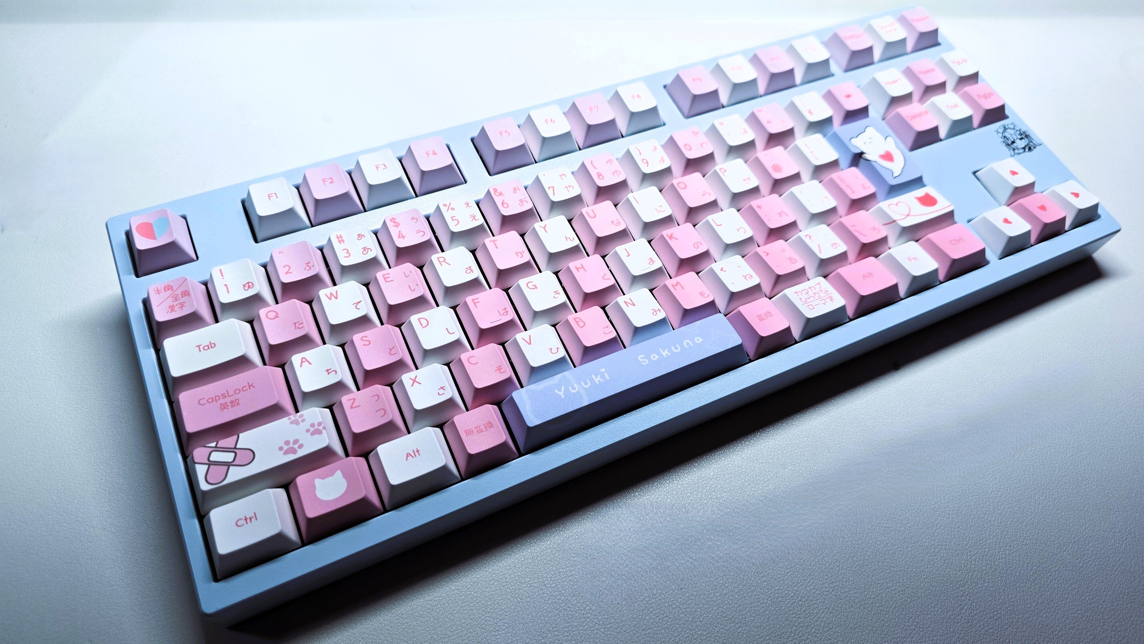 PR】結城さくなGaming Keyboard 80%TKL 提供レビュー｜しじま アオ