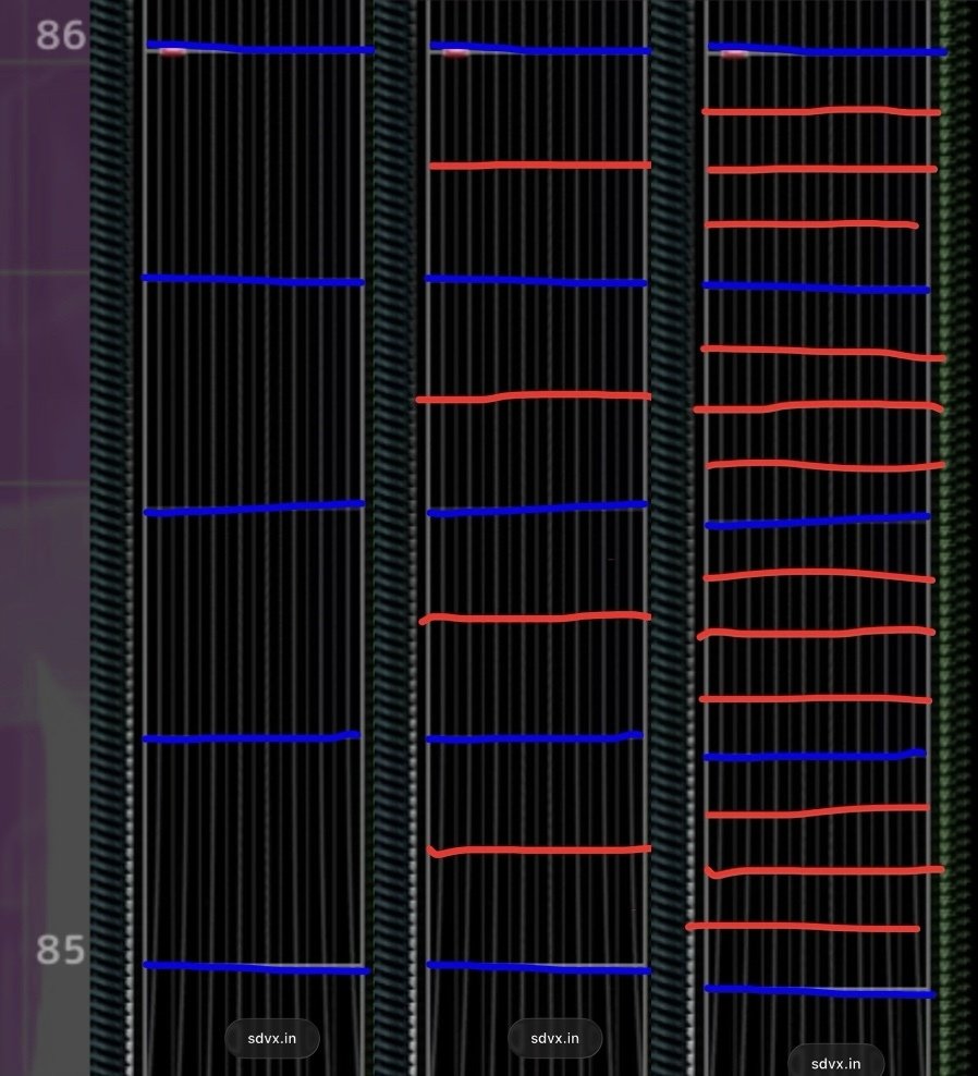 チュウニズムの縦連判定について｜椛