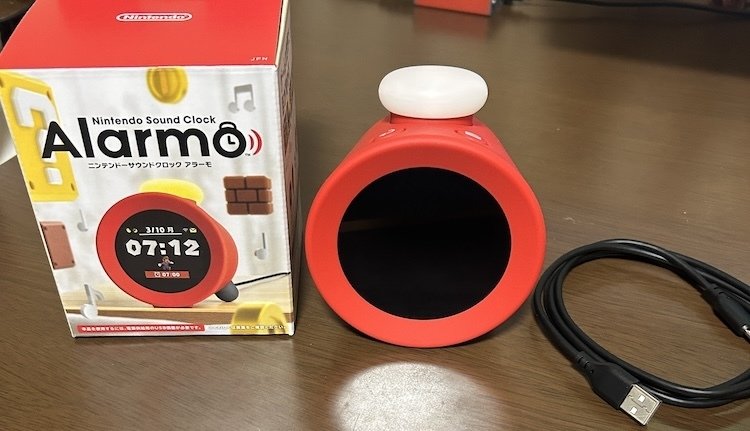 任天堂の目覚まし時計Alarmo（アラーモ）が届いた直後の感想｜ミッチー