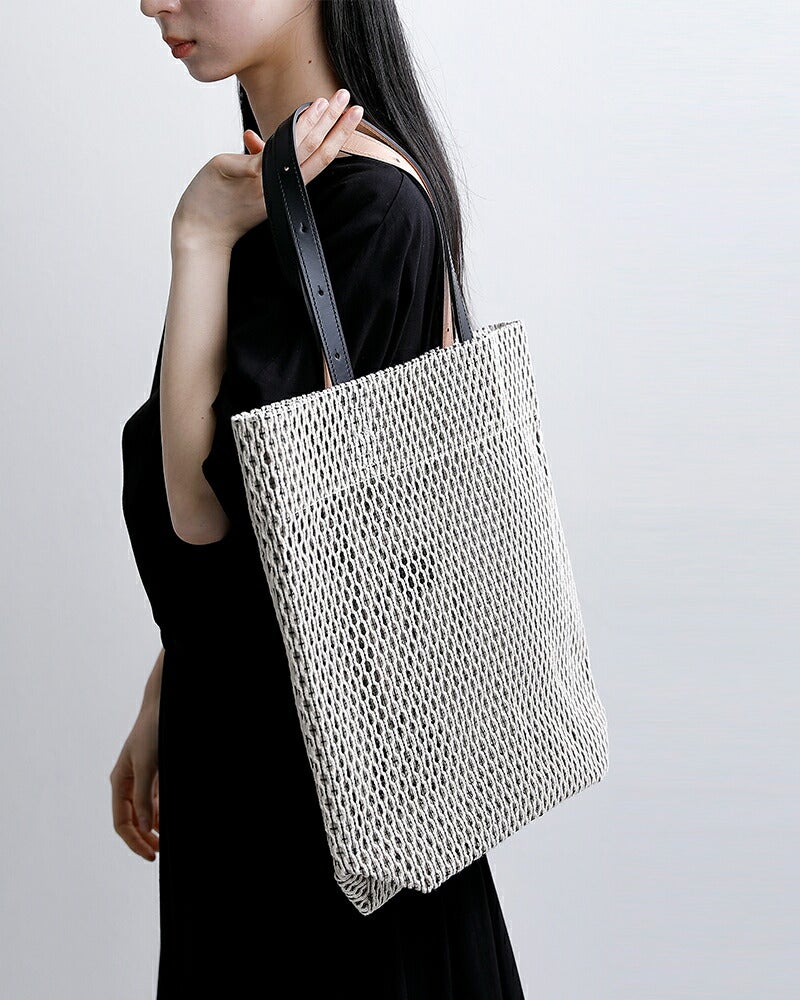 MARY AL TERNA メアリオルターナ コットン メッシュ トートバッグ L