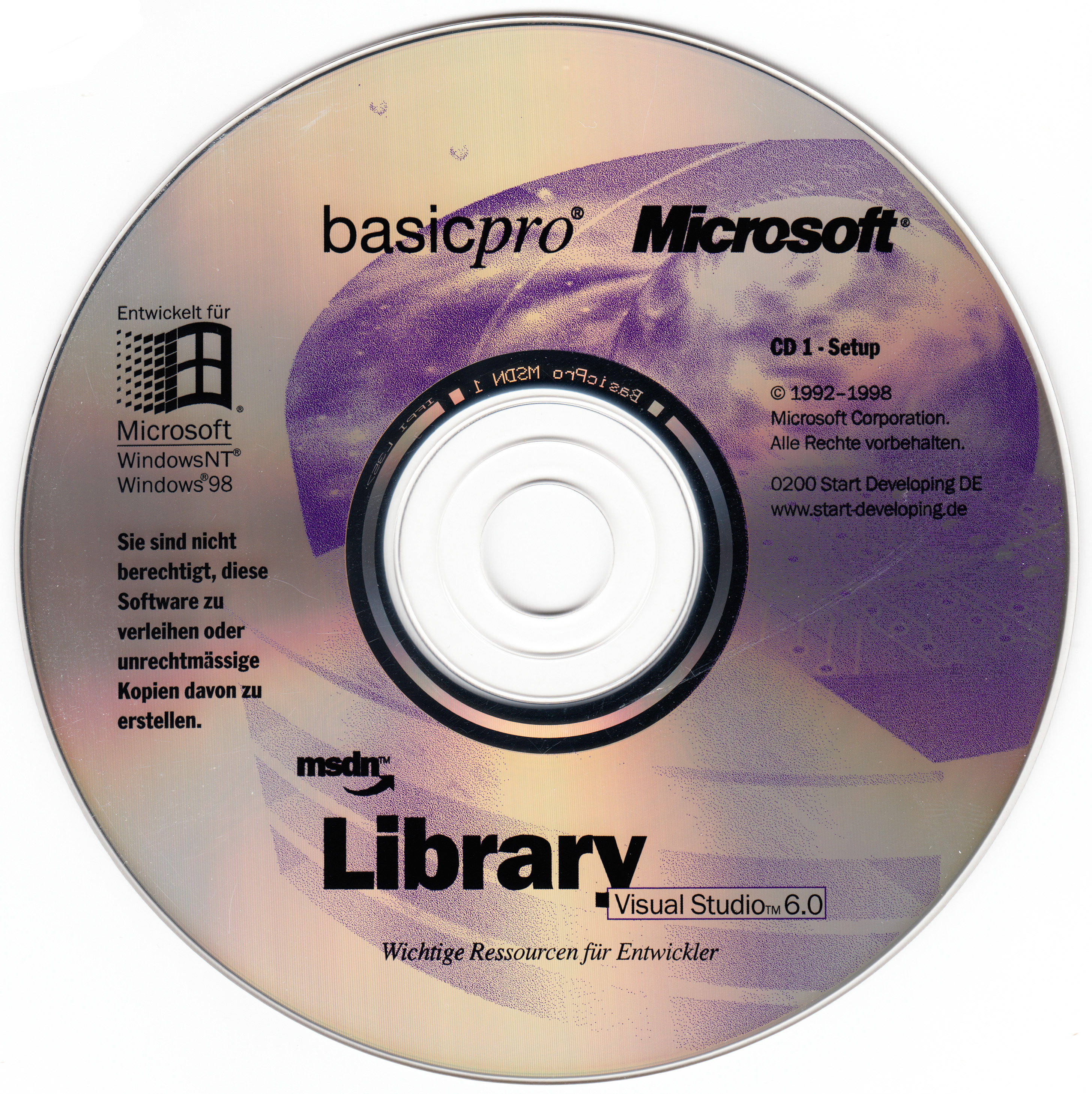 Microsoft Visual Basic 6.0 Professional (German) - basicPro