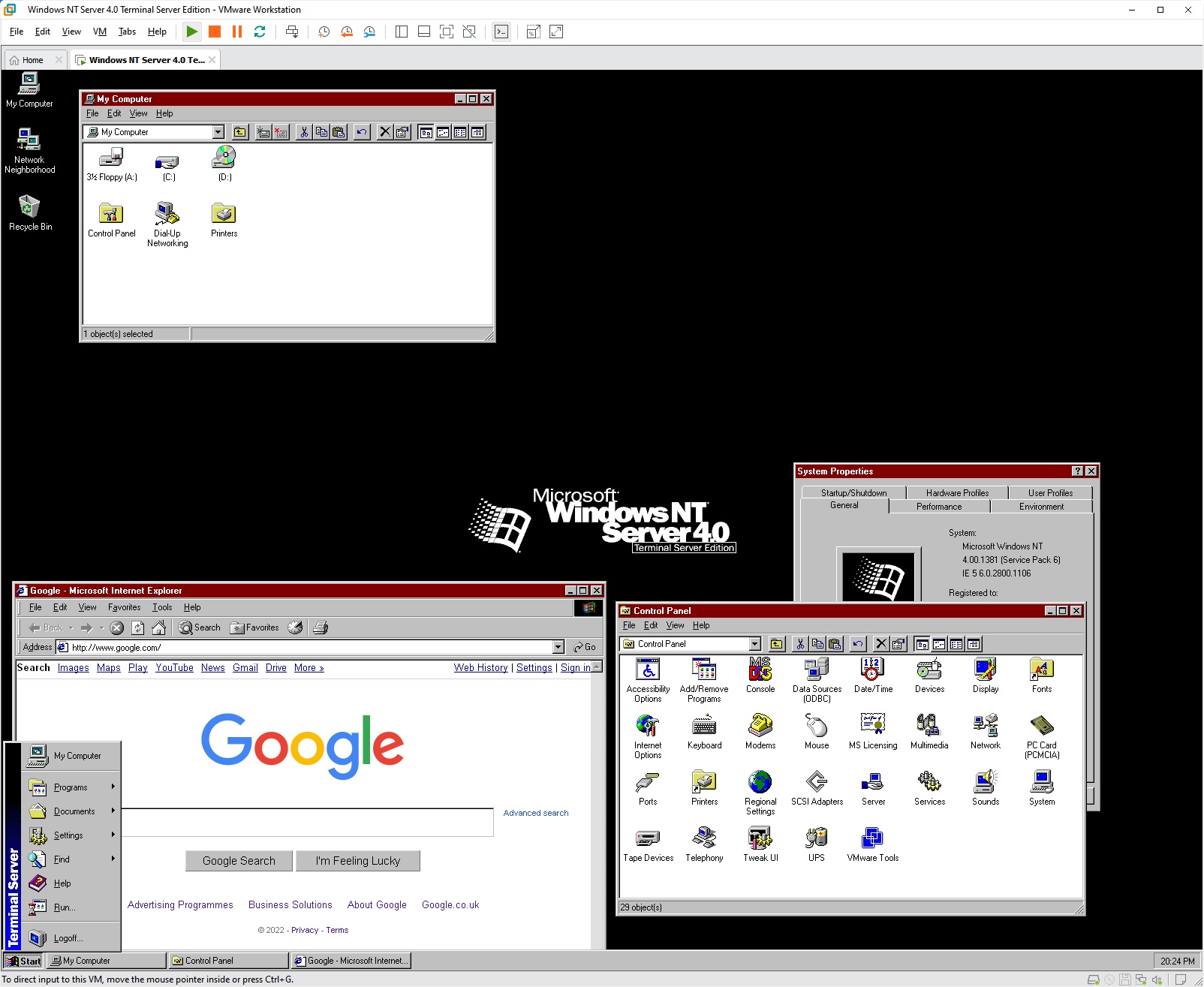 Microsoft Windows NT 4.0 SP6 Terminal Server Edition