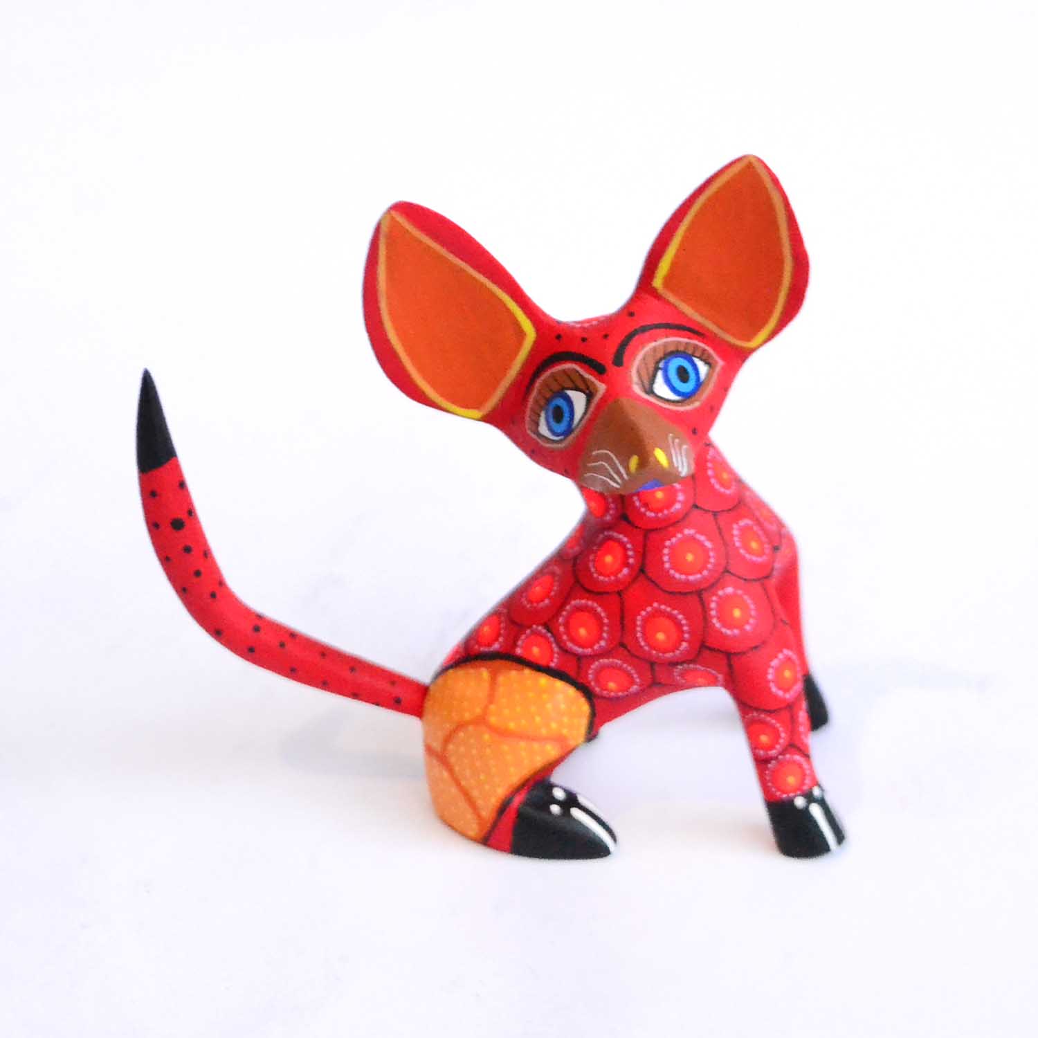 アレブリヘ - 木製の犬 - メキシコの手工芸品