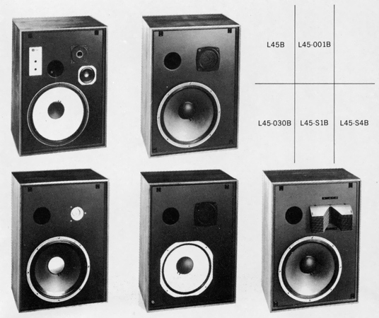 JBL L45B Flair(L45B-001/L45B-030/L45B-S1B/L45B-S4)の仕様