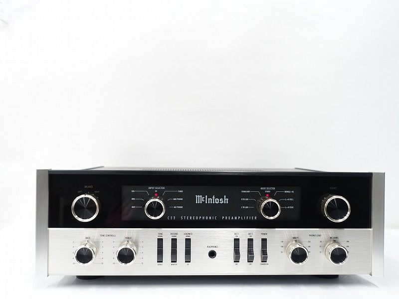 McIntosh マッキントッシュ C22 真空管 プリアンプ 正規品 元箱付を