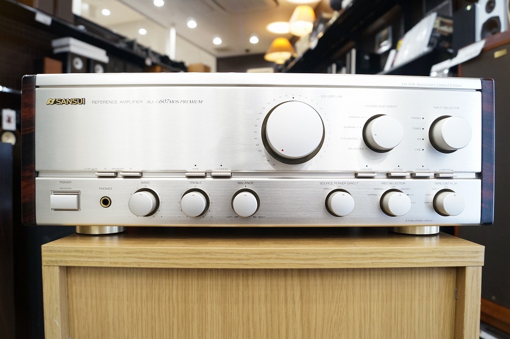 SANSUI プリメインアンプ AU-α607 MOS PREMIUM高価買取実績 オーディオ
