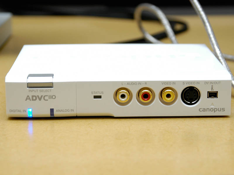 カノープス、IEEE 1394バスパワーに対応したDV-アナログコンバータ