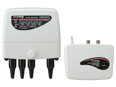 マスプロ、初の自動利得調整機能付き「オートブースター」