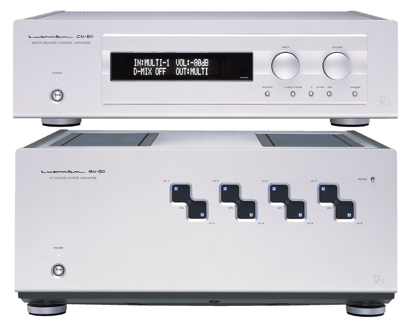 ラックスマン、最大8ch対応のマルチチャンネルプリ/パワーアンプ