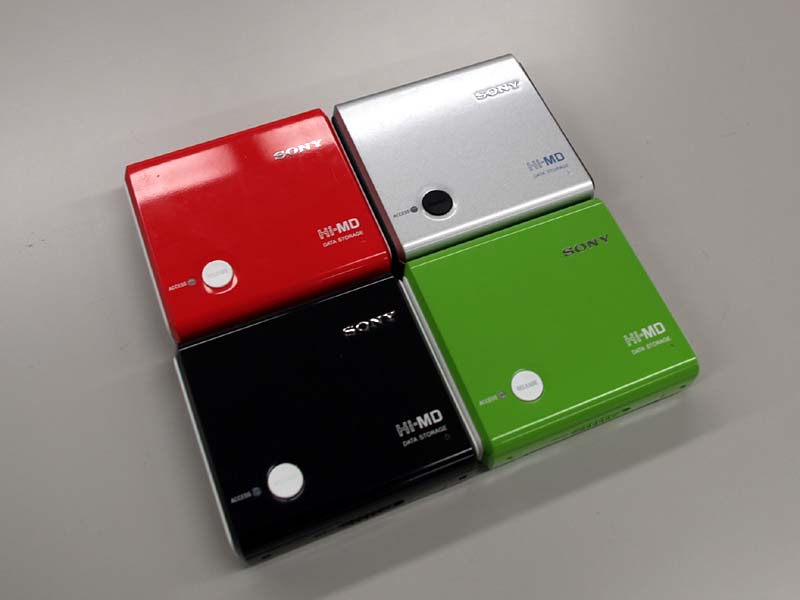 ソニー、SonicStageが付属するデータ用Hi-MDドライブ