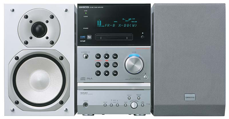 オンキヨー、Hi-MD対応のMD/CDミニコンポ