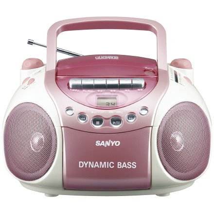 三洋、CD-R/RWディスク対応CDラジカセ