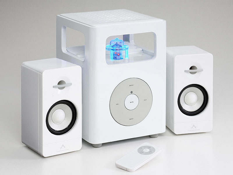 カインラボラトリー、真空管採用の2.1chアクティブスピーカー