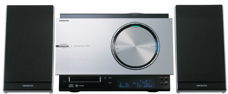 オンキヨー、斜めデザイン採用のCD/MDコンポ