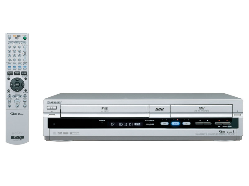 ソニー、VHSへのEPG録画が可能な3in1「スゴ録」