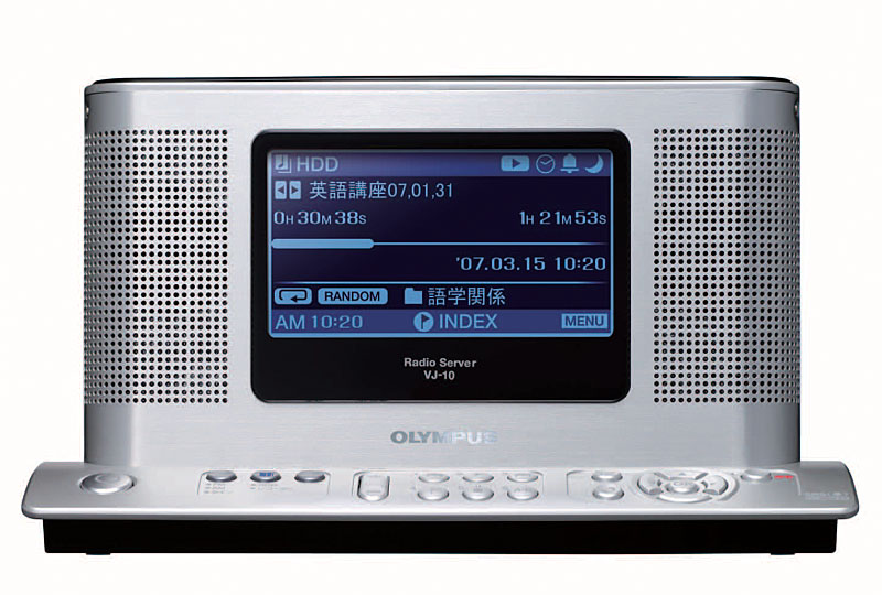 オリンパス、ラジオサーバー「VJ-10」のMP3録音対応ファーム