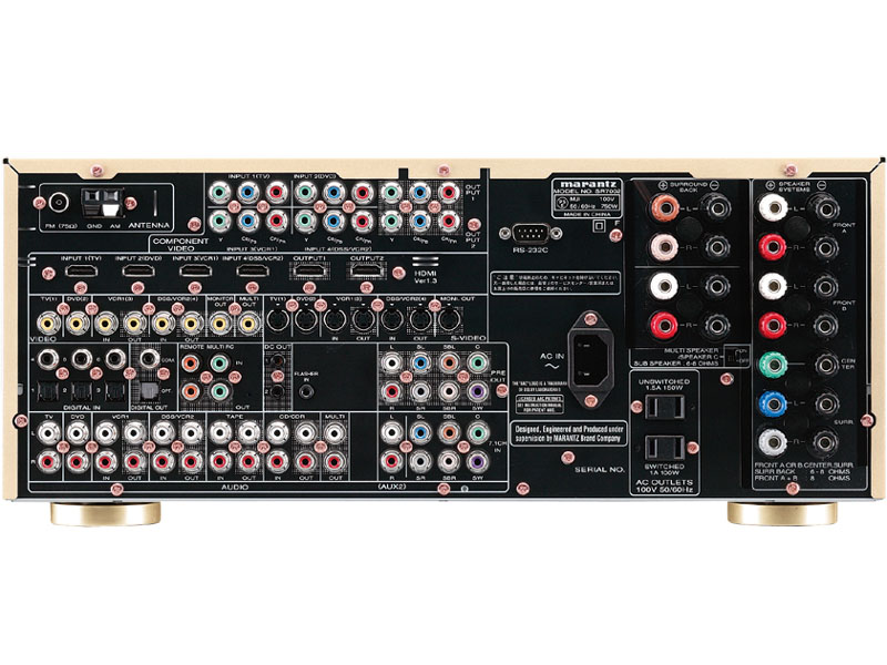 マランツ、同社初のBD/HD DVD音声フォーマット対応AVアンプ