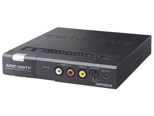 カノープス、TVチューナ内蔵のDV―アナログコンバータ