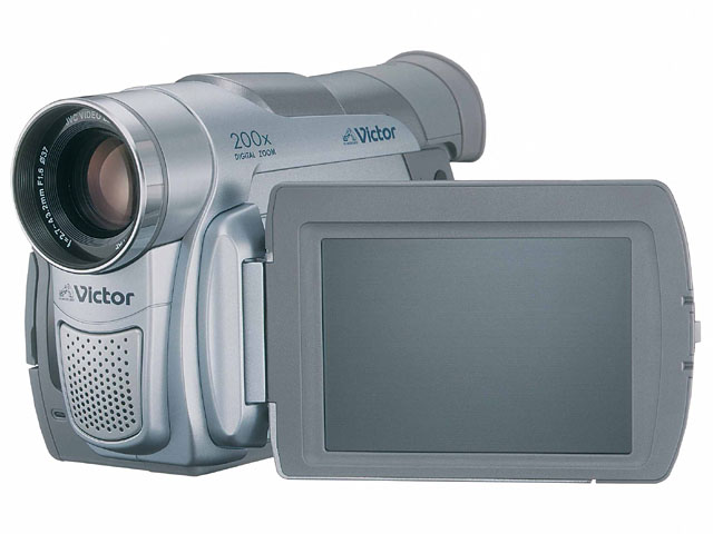 ビクター、F1.2光学10倍ズームレンズのDVカメラ
