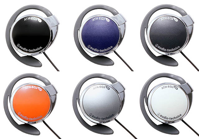 オーディオテクニカ、6色から選べる耳かけ式ヘッドフォン