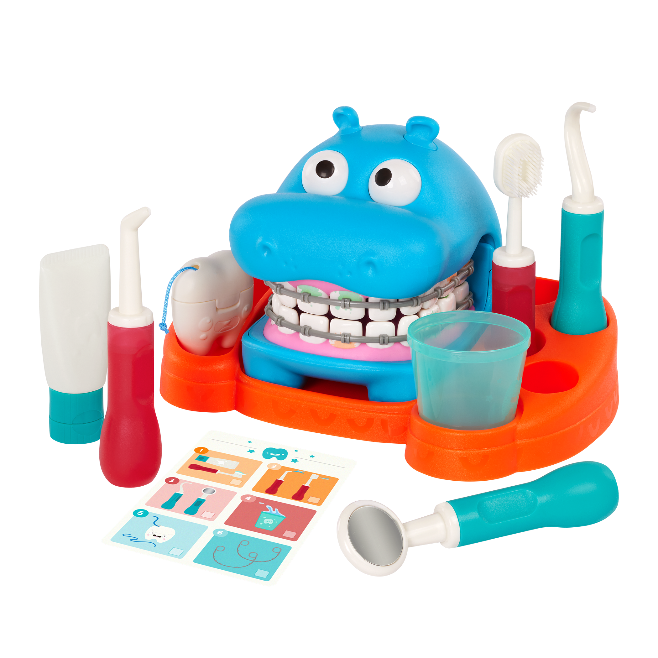 Hippodontist | Color-Changing Dentist Playset | Battat